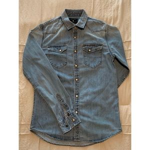 Zara Washed Denim Shirt